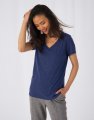 Dames V-hals T-shirt Triblend B&C TW058